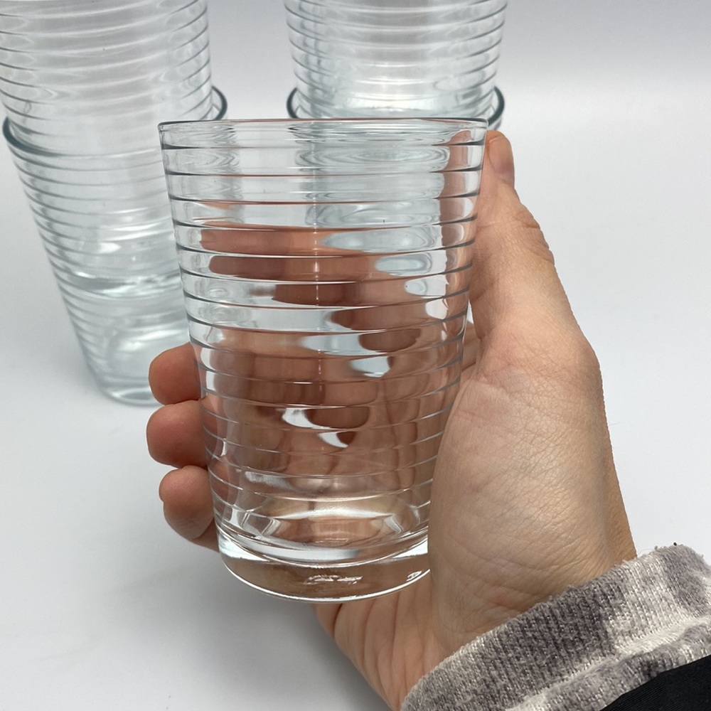 Set of 6 Pasabahce Doro Juice Glasses / Made in Turkey